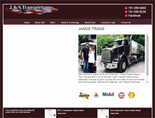 Tablet Screenshot of jandstrans.com
